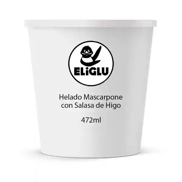 Eliglu Helado Mascarpone Con Salsa de Higo