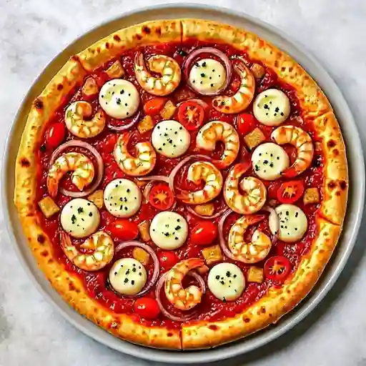 Pizza Camaron Mediana