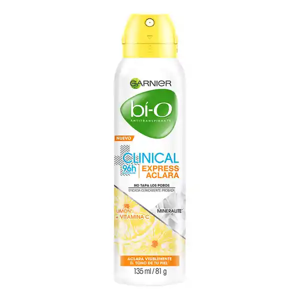 Garnier-Bí-O Desodorante Clinical Express Aclara en Spray