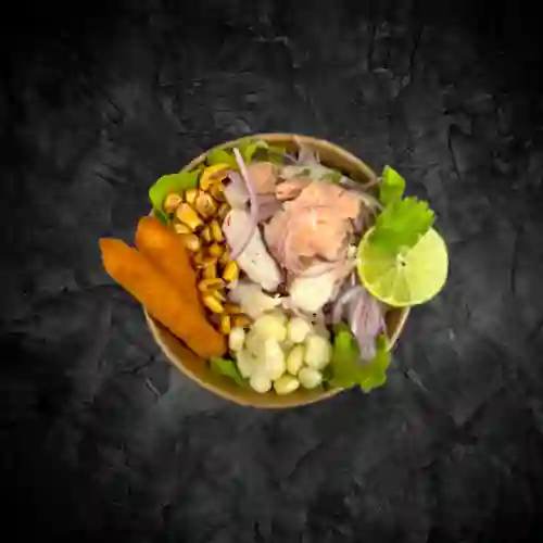 Ceviche Salmón Mixto