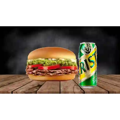 Churrasco Italiano con Cerveza Cristal