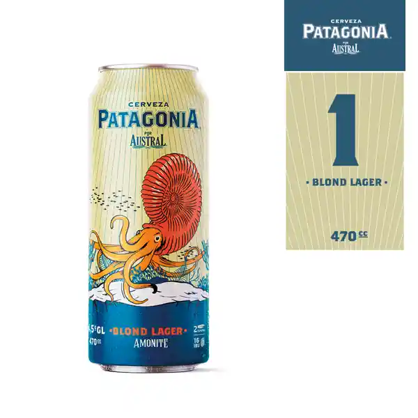 Patagonia Cerveza Por Austral Blond Lager 473 cc