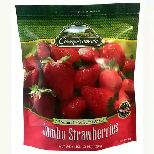 Campoverde Fruta Congelada Jumbo Strawberries
