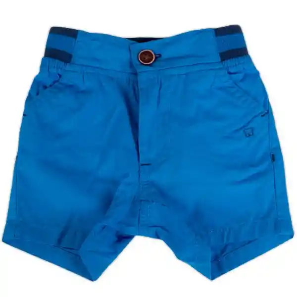 Bermuda Bebé Niño Turquesa Pillín Talla 12 M