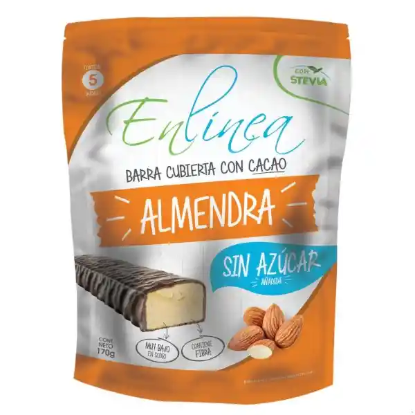 En Línea Snack Barra Almendra Cubierta Cacao