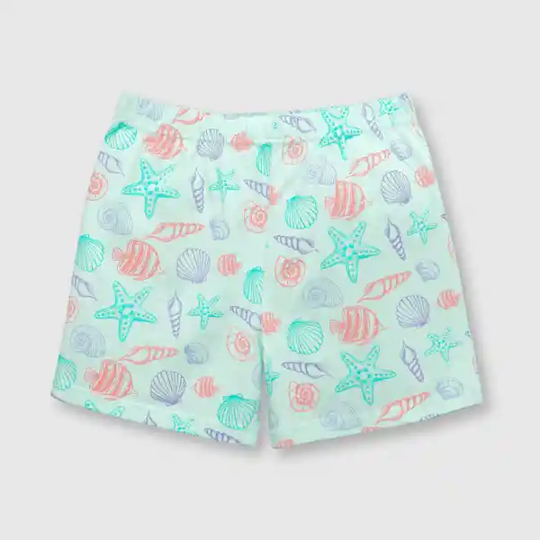 Pijama de Algodón de Niña Aqua Talla 2A Colloky