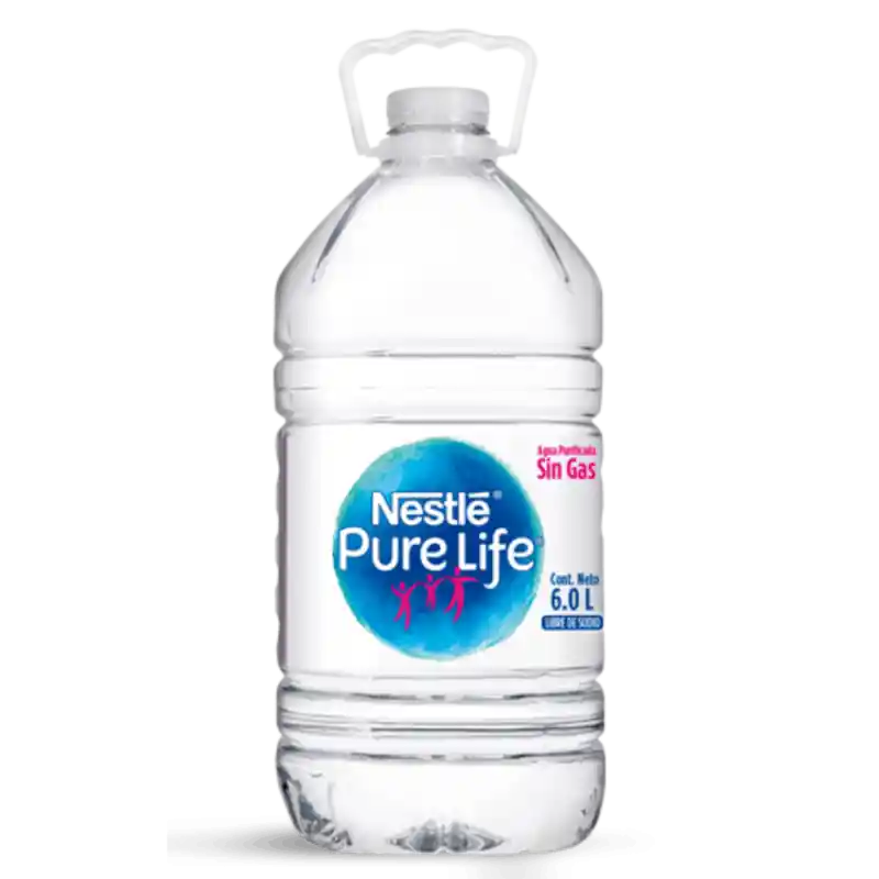 Pura Vida Agua Purificada Bidon 6 Litros