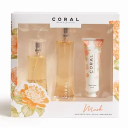 Coral Kit Musk Agua de Toilette + Crema