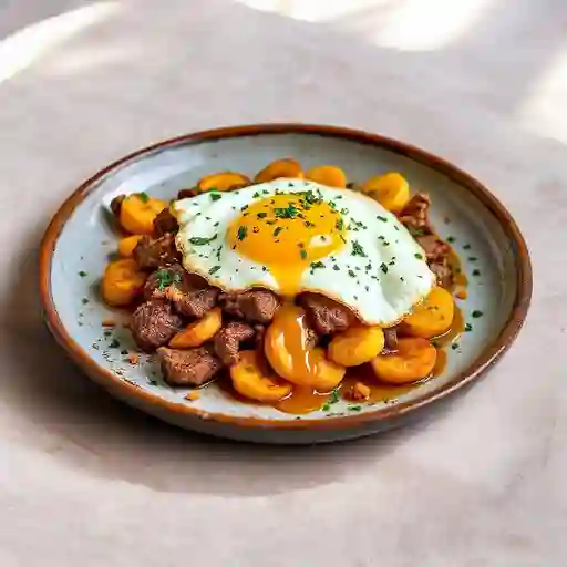 Lomo Salteado A Lo Pobre