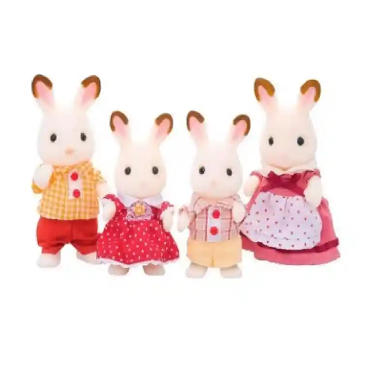 Sylvanian Families Juguete Familia Conejo Chocolate