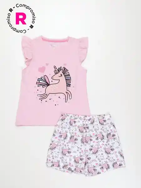 Harvest Pijama CC Algmoda Girl Rosa 6 V26