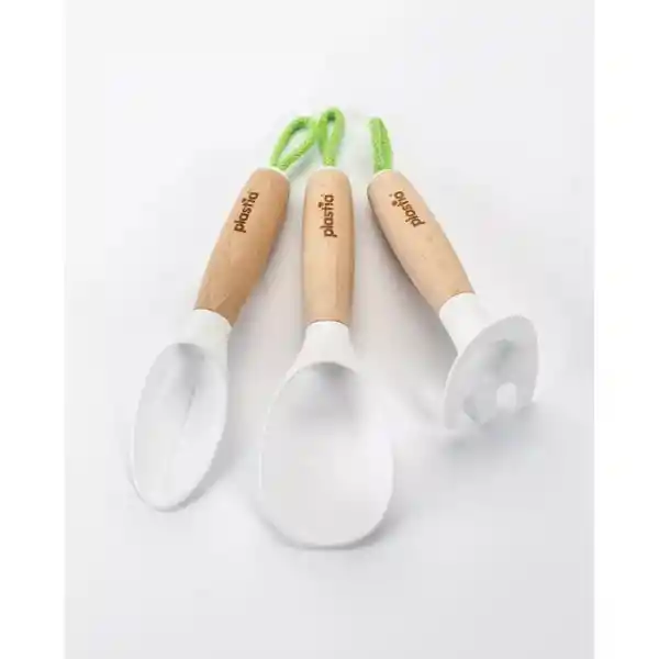 Rehau Set de Herramientas Plastico Jardín Color Blanco