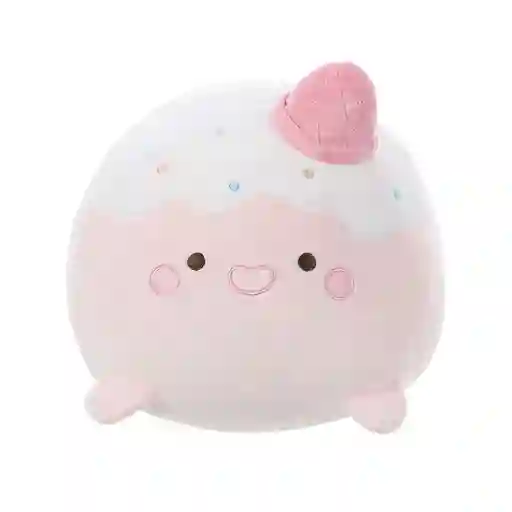 Miniso Peluche Fresa Con Gorro Rosa 30.8 x 24 x 17.4 cm