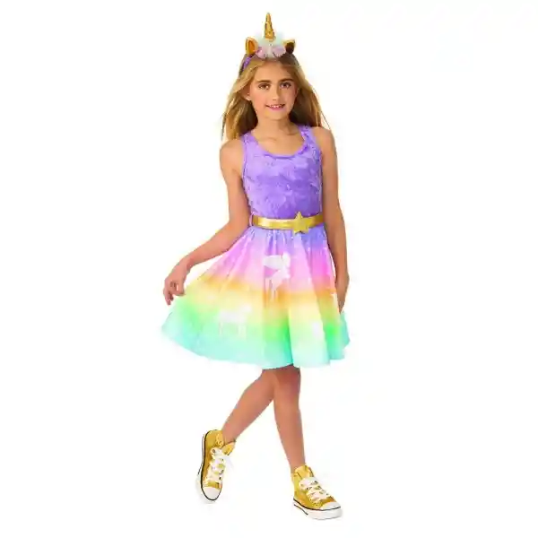 Disfraz Vestido Unicornio Premium Niña