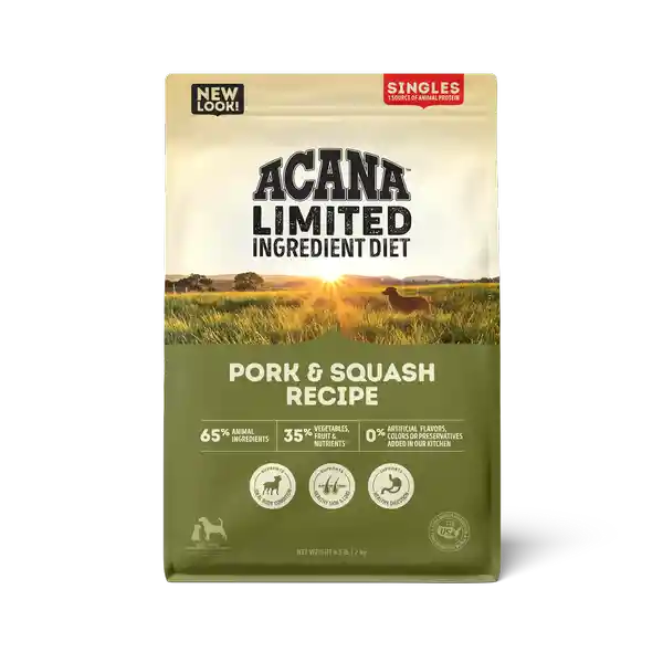 Acana Alimento Para Perro Receta de Cerdo y Calabaza
