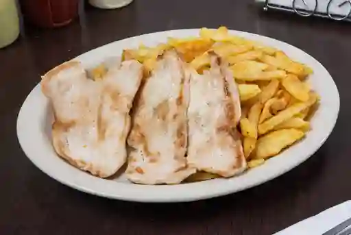 Pechuga con Papas