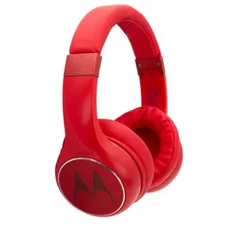 Audífono Motorola Sobrepuesto Escape 220 Con Micrófono Rojo