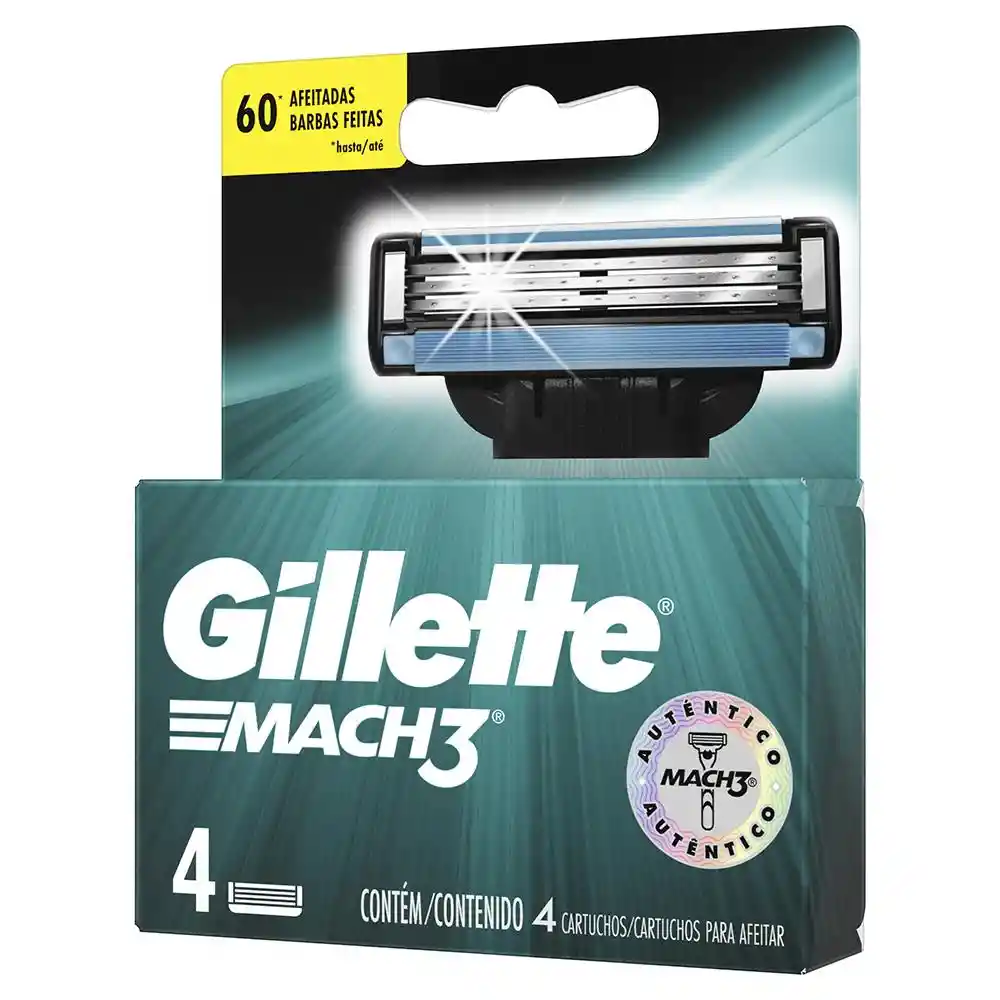 Gillette Repuestos para Máquina de Afeitar Mach3