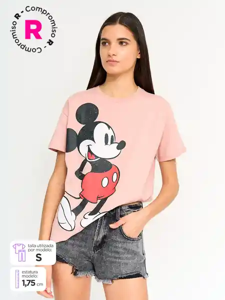 Disney Polera Manga Corta Emmickey2 Paros L S25