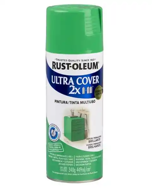 Rust-Oleum Pintura en Aerosol Verde Primavera Brillante 340 g