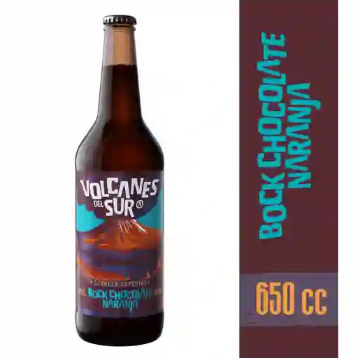 3 x Cerveza Bock Choc Naranja Volcanes Sur 650 cc Botella