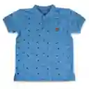 Polera Niño Celeste Talla 4 A Pvy667-23Cel Pillín