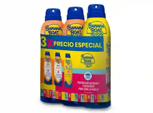 Banana Boat Pack Protector Solar Bandry Sport + Kids Sport