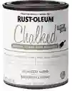 Rust Oleum Pintura Chalked Tizada Base Agua Blanco Lino