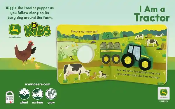 John Deere i am a Tractor Puppet - 1005190 - Cottage Door Llfp
