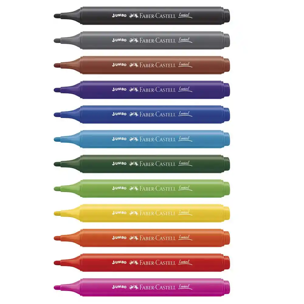 Faber Castell Marcador Jumbo Diferentes Colores