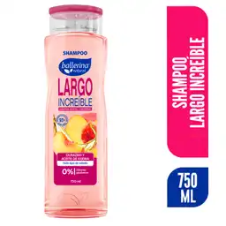Ballerina Natural Shampoo Largo Increíble