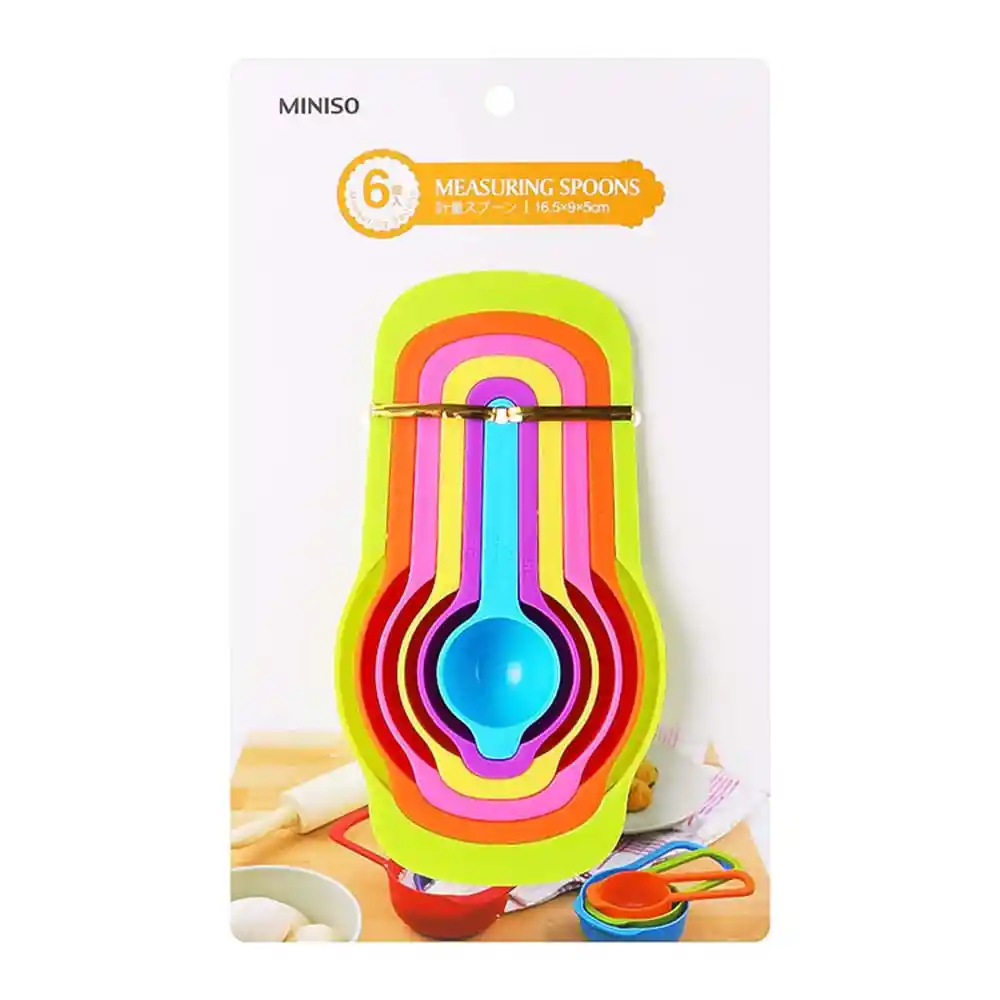 Miniso Cucharas De Medicion 6pzas