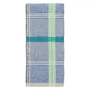 Paño de Cocina Estampado Algodón Azul 50 x 70 cm