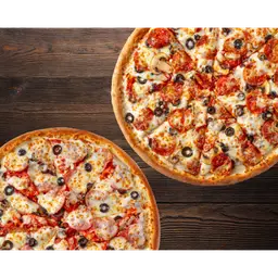 Elige 2 Pizzas Familiares