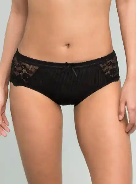 Intime Pantaleta Negro S 7611023
