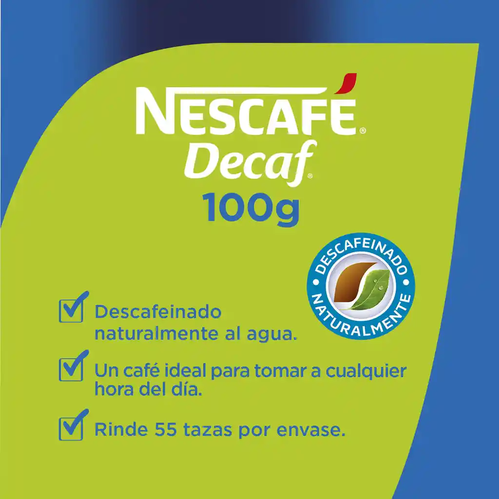 Nescafé Café Instantáneo Descafeinado Decaf