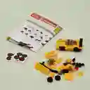Set Juego Contrucción Carro Amarillo y Negro Casaideas