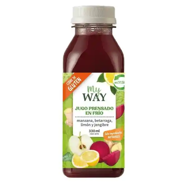 My Way Jugo fh Manzana Betarranga Limónn Jengibre