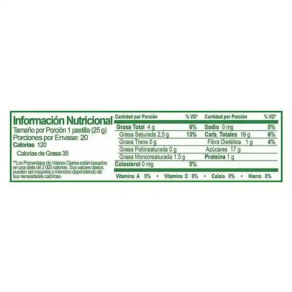 Corona Chocolate de Mesa con Azúcar Tradicional