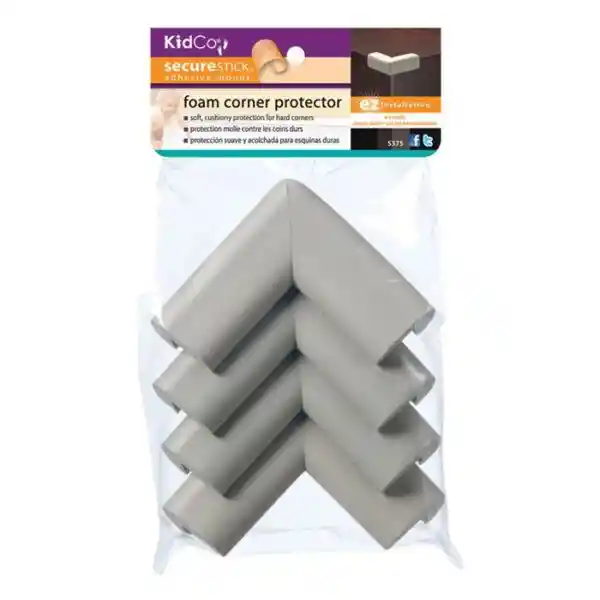Kidco Protectores Para Esquinas Gris