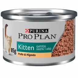 Pro Plan Alimento Humedo para Gatito con Sabor a Pollo e Hígado

