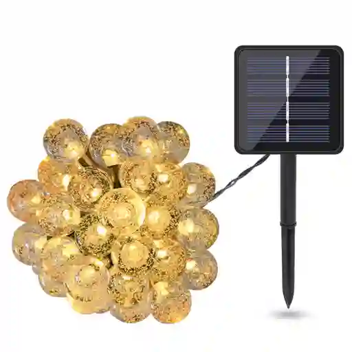 Gen Luz Tipo Burbuja Solar 50 Leds IP65 7 m