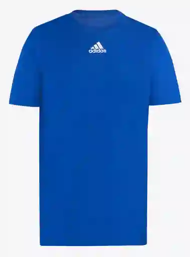 Adidas Polera H S Logo Azul Talla L IW4981