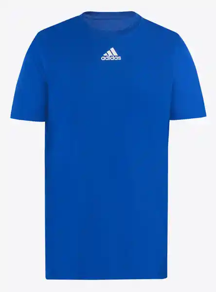 Adidas Polera H S Logo Azul Talla L IW4981