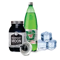 Promo: Midnight Moon + Bebida 1,5L + 1k Hielo + 1 Dosificador