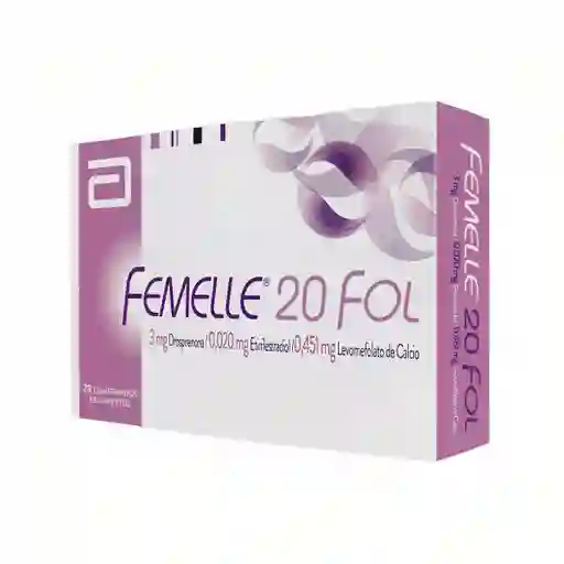 Femelle 20 Fol Anticonceptivo en Comprimidos Recubiertos