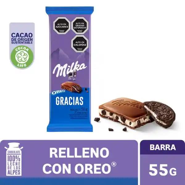 Oreo Milka Tableta Chocolate Con