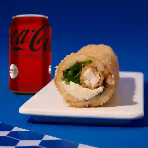 Chicken Crispy Handroll + Bebida