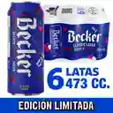 Becker Cerveza Classic Lager en Lata 6 x 473 cc