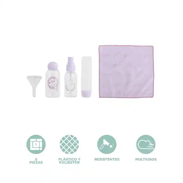 Kit Botellas de Viaje Miniso